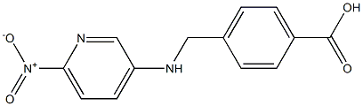 4-{[(6-nitropyridin-3-yl)amino]methyl}benzoic acid Structure