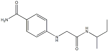  4-{[(butan-2-ylcarbamoyl)methyl]amino}benzamide