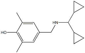 4-{[(dicyclopropylmethyl)amino]methyl}-2,6-dimethylphenol|