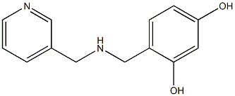 4-{[(pyridin-3-ylmethyl)amino]methyl}benzene-1,3-diol|