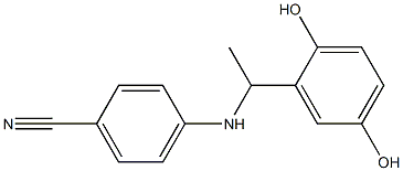 4-{[1-(2,5-dihydroxyphenyl)ethyl]amino}benzonitrile|