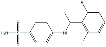 4-{[1-(2,6-difluorophenyl)ethyl]amino}benzene-1-sulfonamide