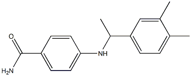 4-{[1-(3,4-dimethylphenyl)ethyl]amino}benzamide