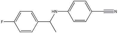 4-{[1-(4-fluorophenyl)ethyl]amino}benzonitrile|