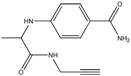 4-{[1-(prop-2-yn-1-ylcarbamoyl)ethyl]amino}benzamide