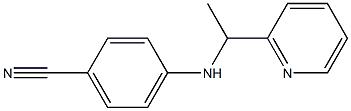 4-{[1-(pyridin-2-yl)ethyl]amino}benzonitrile|