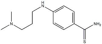 4-{[3-(dimethylamino)propyl]amino}benzene-1-carbothioamide