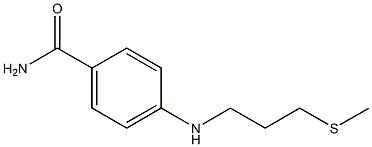 4-{[3-(methylsulfanyl)propyl]amino}benzamide