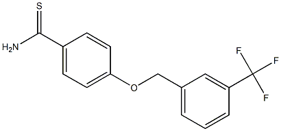  4-{[3-(trifluoromethyl)phenyl]methoxy}benzene-1-carbothioamide