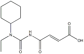 4-{[cyclohexyl(ethyl)carbamoyl]amino}-4-oxobut-2-enoic acid,,结构式