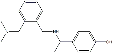 4-{1-[({2-[(dimethylamino)methyl]phenyl}methyl)amino]ethyl}phenol