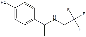 4-{1-[(2,2,2-trifluoroethyl)amino]ethyl}phenol|