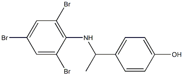 4-{1-[(2,4,6-tribromophenyl)amino]ethyl}phenol