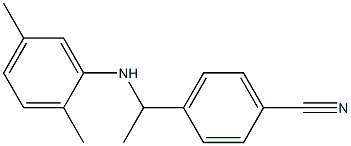 4-{1-[(2,5-dimethylphenyl)amino]ethyl}benzonitrile