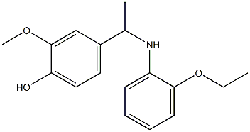 4-{1-[(2-ethoxyphenyl)amino]ethyl}-2-methoxyphenol