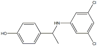 4-{1-[(3,5-dichlorophenyl)amino]ethyl}phenol