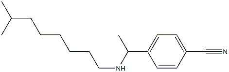 4-{1-[(7-methyloctyl)amino]ethyl}benzonitrile