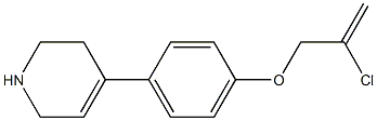 4-{4-[(2-chloroprop-2-en-1-yl)oxy]phenyl}-1,2,3,6-tetrahydropyridine