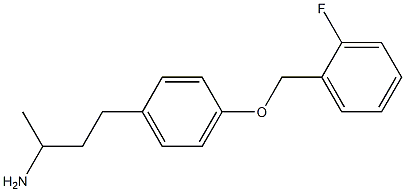 4-{4-[(2-fluorophenyl)methoxy]phenyl}butan-2-amine