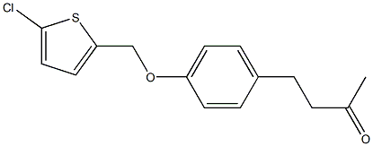 4-{4-[(5-chlorothiophen-2-yl)methoxy]phenyl}butan-2-one