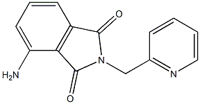 4-amino-2-(pyridin-2-ylmethyl)-2,3-dihydro-1H-isoindole-1,3-dione Structure