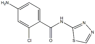 4-amino-2-chloro-N-(1,3,4-thiadiazol-2-yl)benzamide