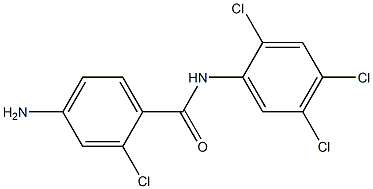 4-amino-2-chloro-N-(2,4,5-trichlorophenyl)benzamide,,结构式