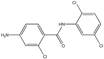 4-amino-2-chloro-N-(2,5-dichlorophenyl)benzamide 结构式