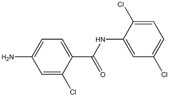 4-amino-2-chloro-N-(2,5-dichlorophenyl)benzamide Struktur