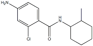 4-amino-2-chloro-N-(2-methylcyclohexyl)benzamide 结构式