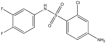 4-amino-2-chloro-N-(3,4-difluorophenyl)benzene-1-sulfonamide Structure