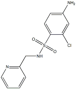 4-amino-2-chloro-N-(pyridin-2-ylmethyl)benzene-1-sulfonamide