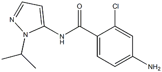 4-amino-2-chloro-N-[1-(propan-2-yl)-1H-pyrazol-5-yl]benzamide|