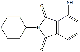 4-amino-2-cyclohexyl-2,3-dihydro-1H-isoindole-1,3-dione Structure