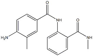 4-amino-3-methyl-N-{2-[(methylamino)carbonyl]phenyl}benzamide