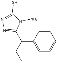 4-amino-5-(1-phenylpropyl)-4H-1,2,4-triazole-3-thiol