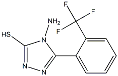 4-amino-5-[2-(trifluoromethyl)phenyl]-4H-1,2,4-triazole-3-thiol