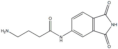 4-amino-N-(1,3-dioxo-2,3-dihydro-1H-isoindol-5-yl)butanamide|