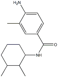 4-amino-N-(2,3-dimethylcyclohexyl)-3-methylbenzamide 化学構造式