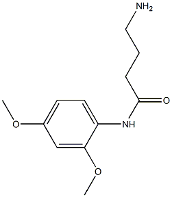 4-amino-N-(2,4-dimethoxyphenyl)butanamide Structure