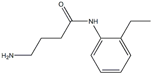 4-amino-N-(2-ethylphenyl)butanamide Structure