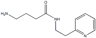 4-amino-N-(2-pyridin-2-ylethyl)butanamide Struktur