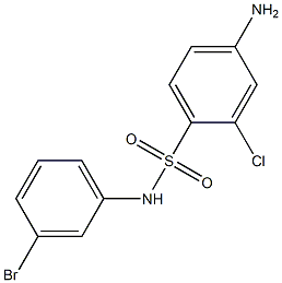 4-amino-N-(3-bromophenyl)-2-chlorobenzene-1-sulfonamide