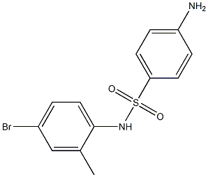 4-amino-N-(4-bromo-2-methylphenyl)benzene-1-sulfonamide Structure