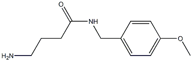 4-amino-N-(4-methoxybenzyl)butanamide Struktur