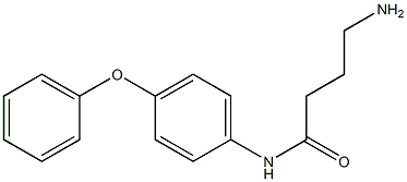 4-amino-N-(4-phenoxyphenyl)butanamide Structure