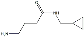 4-amino-N-(cyclopropylmethyl)butanamide Structure