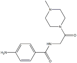 4-amino-N-[2-(4-methylpiperazin-1-yl)-2-oxoethyl]benzamide