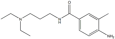 4-amino-N-[3-(diethylamino)propyl]-3-methylbenzamide Structure