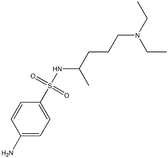 4-amino-N-[5-(diethylamino)pentan-2-yl]benzene-1-sulfonamide